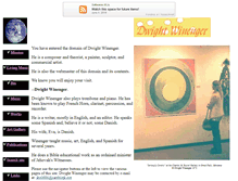 Tablet Screenshot of dwightwinenger.net